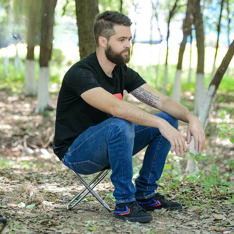 Ultra compact aluminum alloy foldable bench