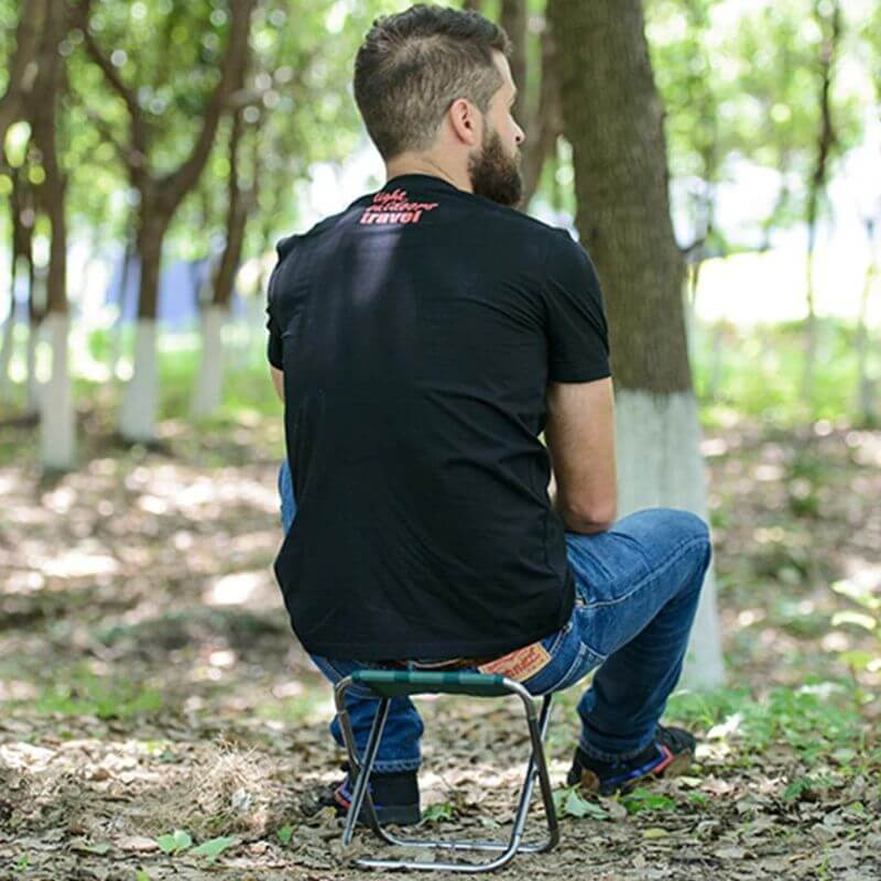Ultra compact aluminum alloy foldable bench