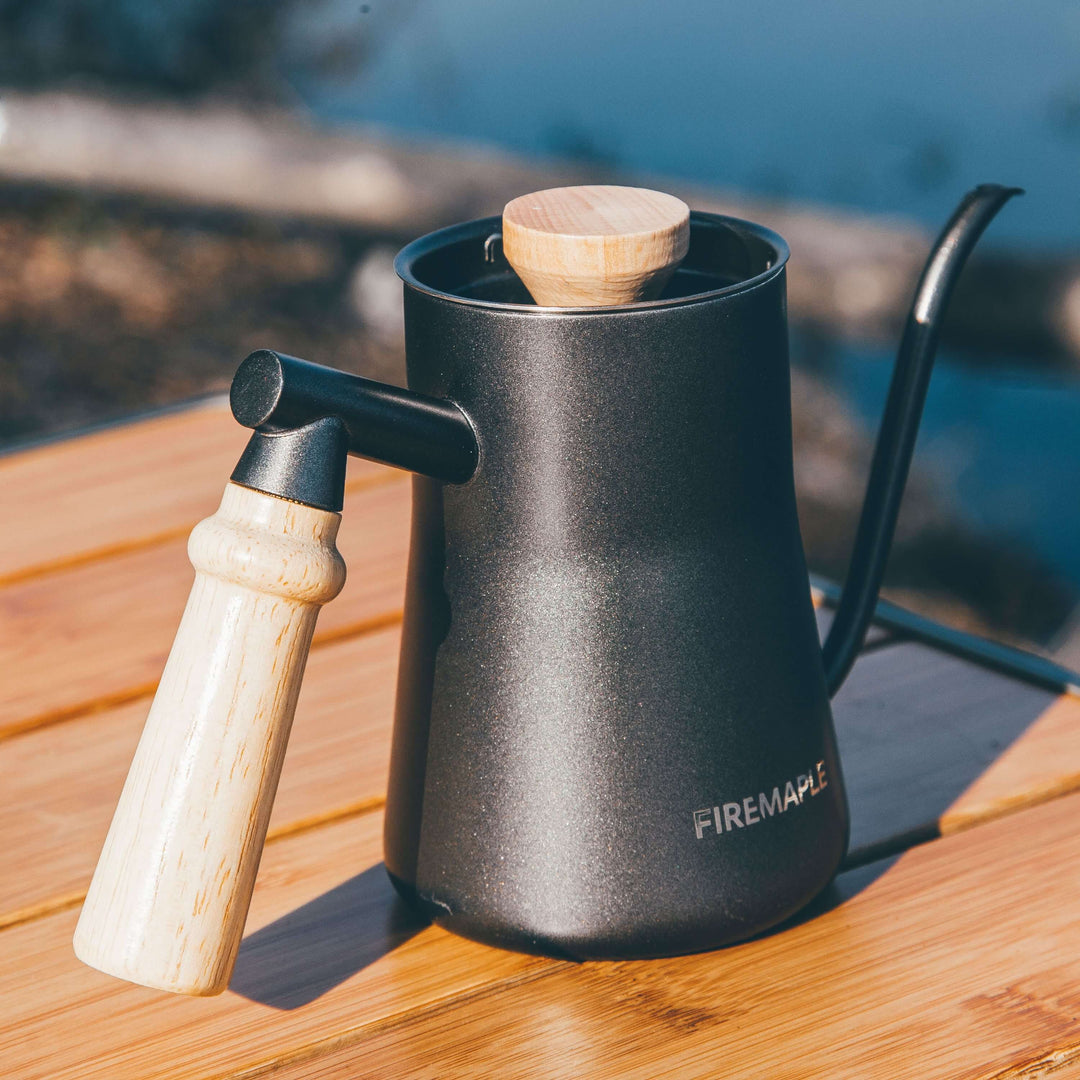 Bouilloire De Camping 0,8 L / 1,2 L, Cafetière Portable, Bouilloire À