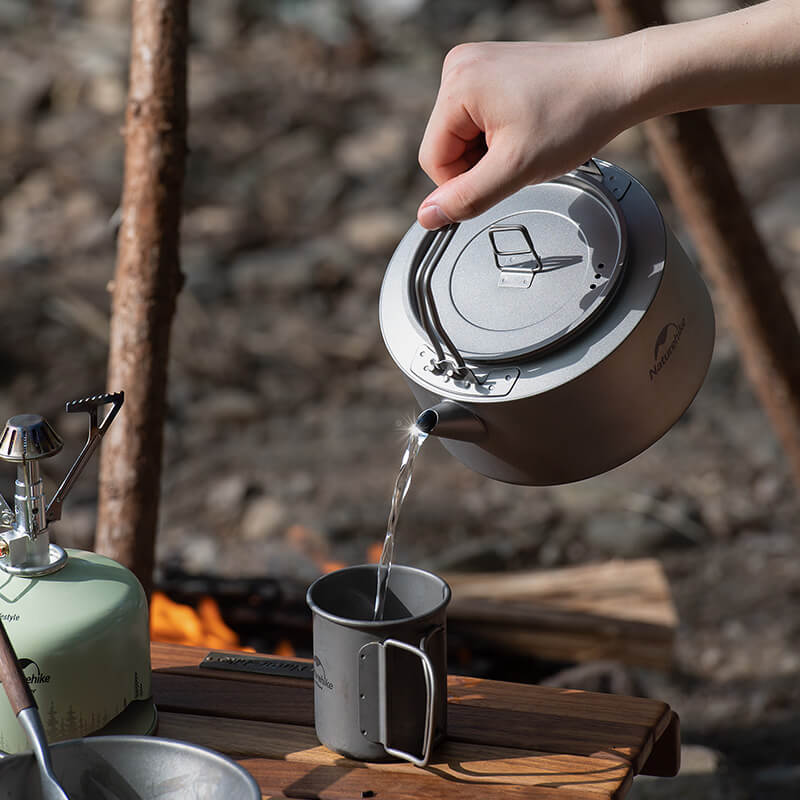 Monkfish Titanium Kettle - Robust & Light - Camping | Naturehike.ca