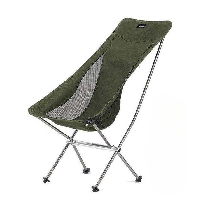 Chaise Pliante Naturehike - Ultra-légère 2,1 Kg, En Aluminium, Soutien 120 Kg, Avec Accoudoirs Et Rangement Arrière