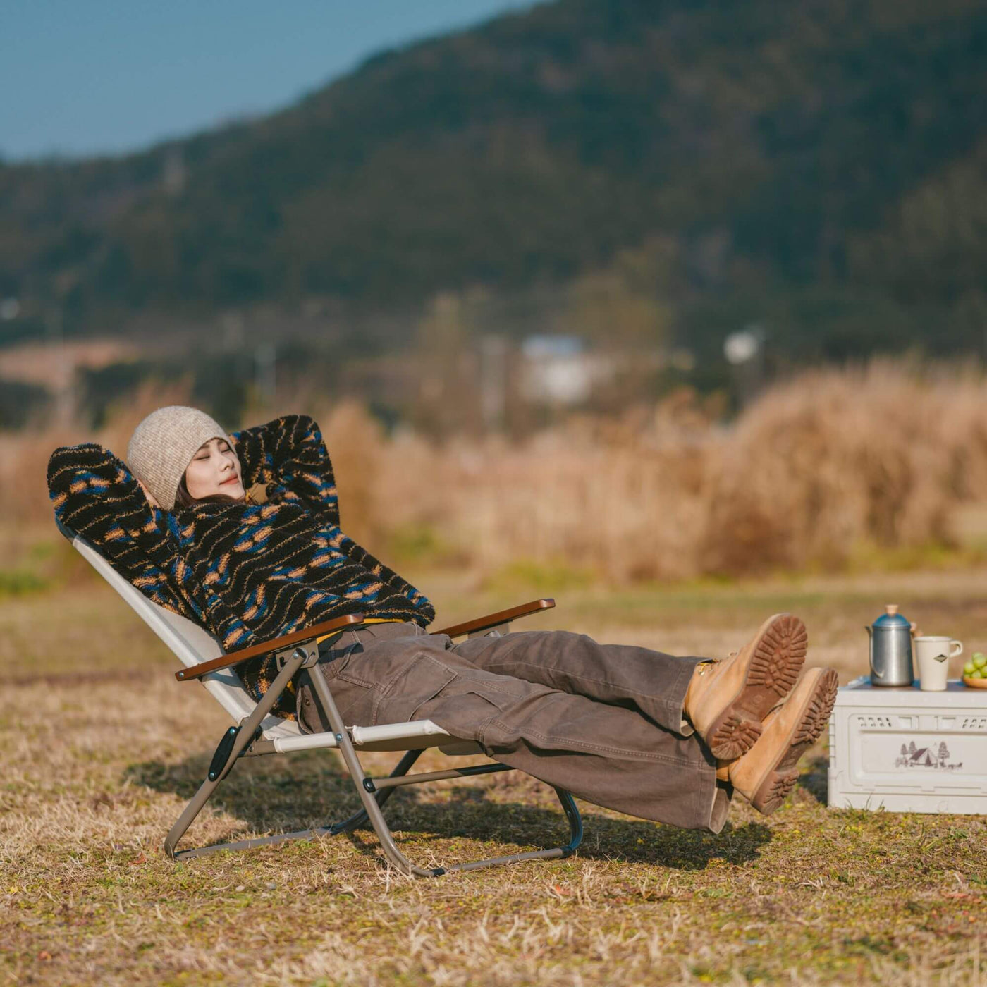 Chaise longue inclinable Flourish