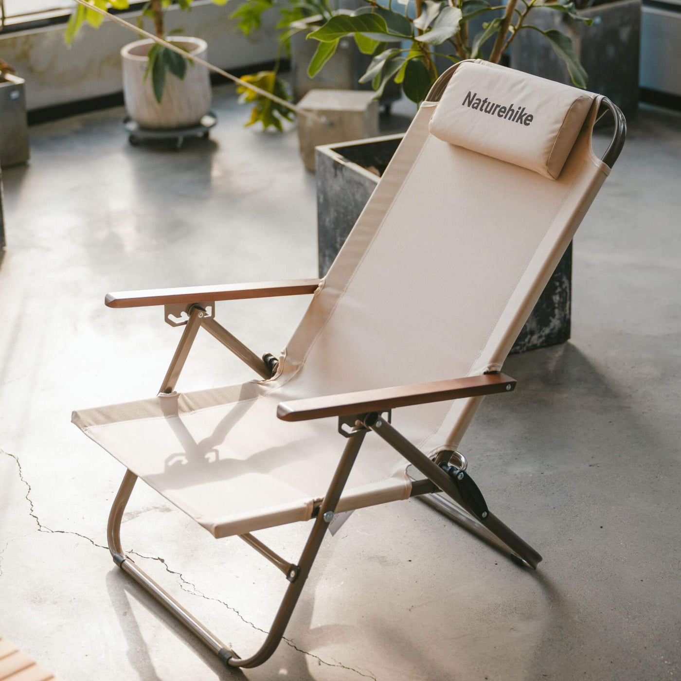 Chaise longue inclinable Flourish