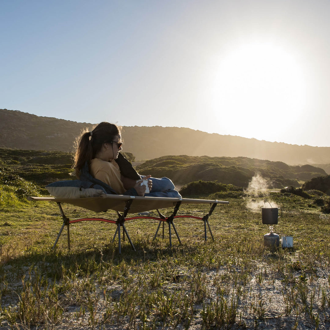 Ultralight compact cot - Comfortable & Robust - Camping