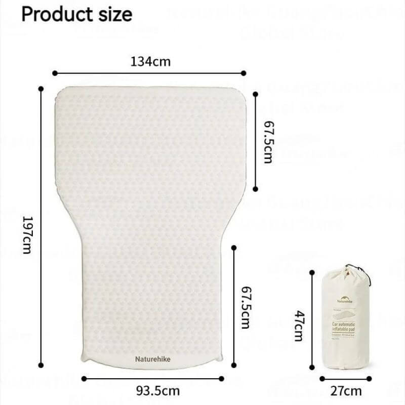 Matelas gonflable automatique pour véhicule