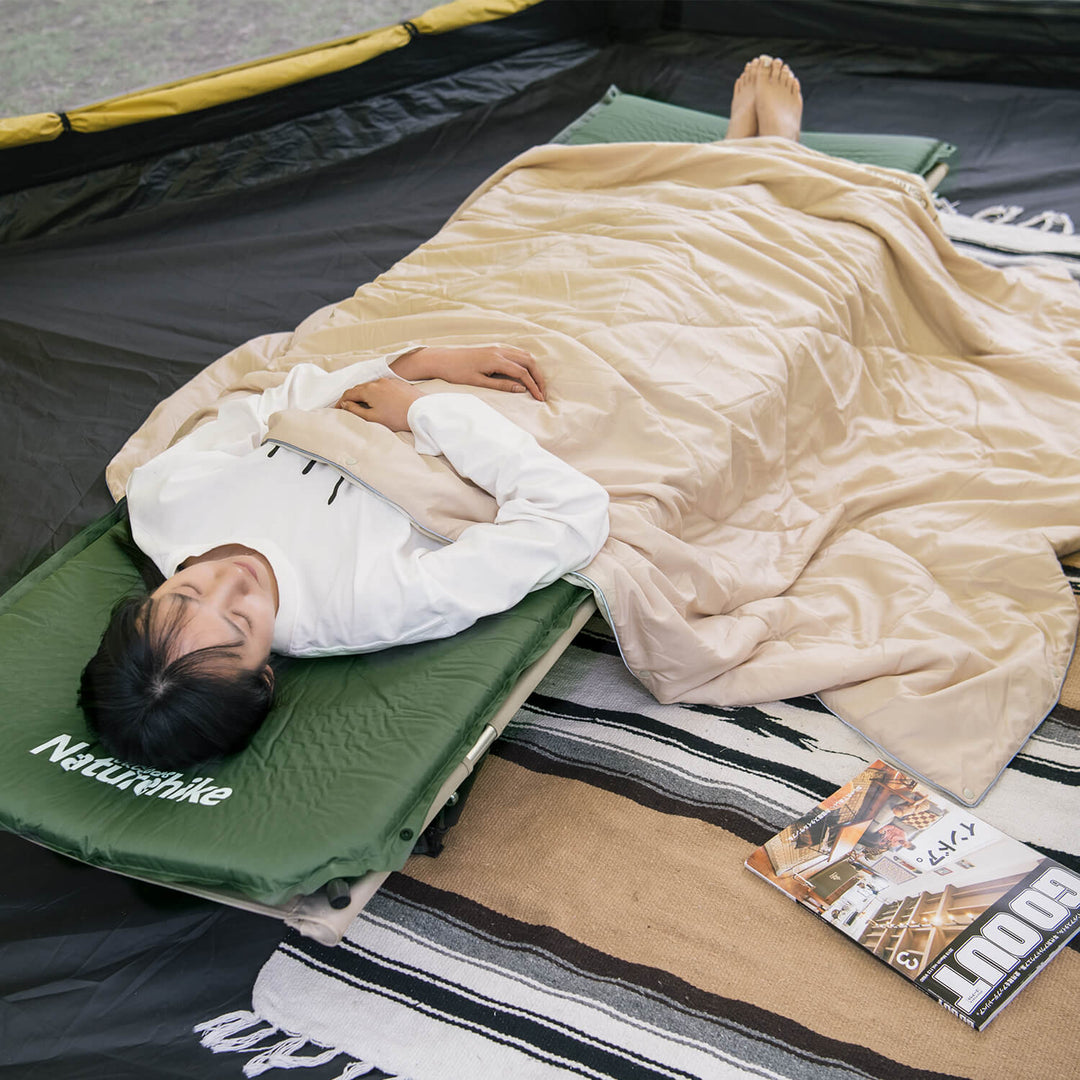 Sportneer Matelas De Camping Auto-gonflant – Vert, Confort 4 Saisons, Léger Et Durable