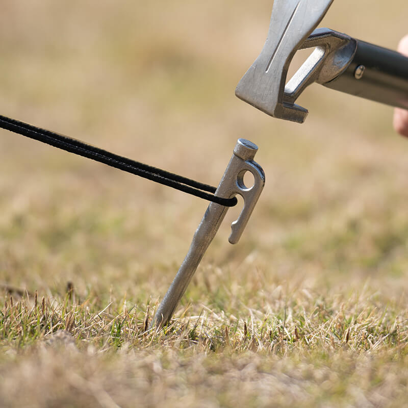 Stainless steel tent pegs