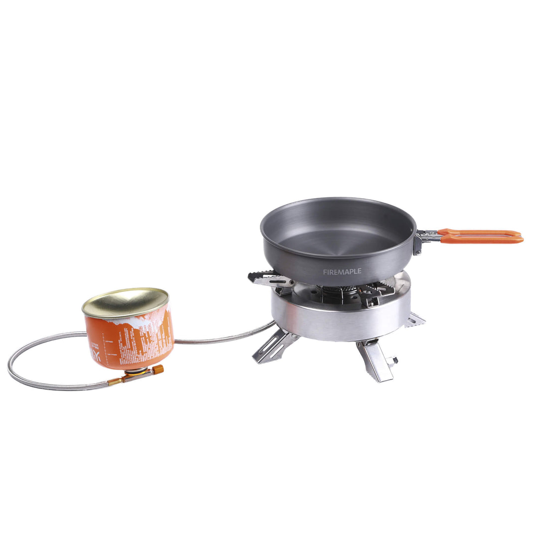 Réchaude Camping Sterno Pliable - Cuisine Extérieur Portable - 1 Pièce Argent