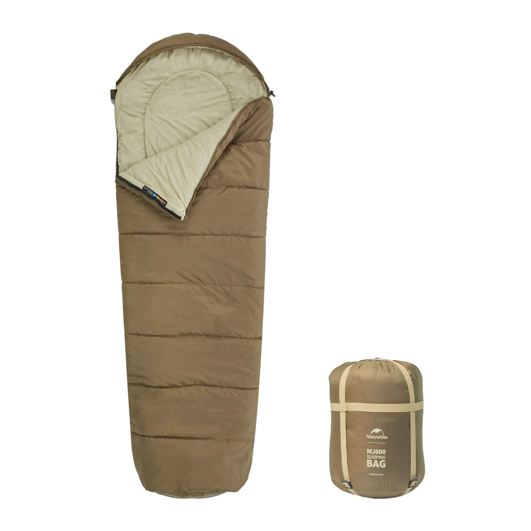 Sac de couchage momie 170T - Abordable & Chaud - Camping