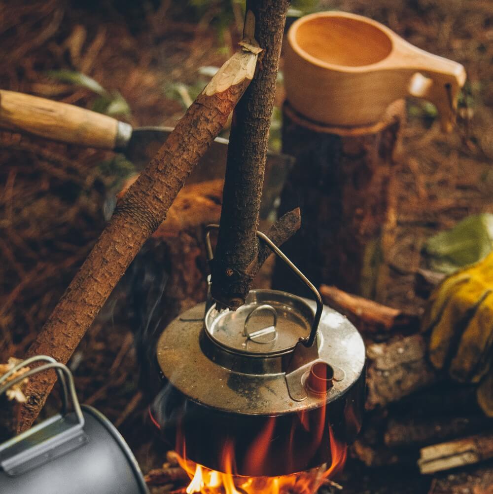 Tasse en bois Bushcraft Ancestrale, Camping & Hiking, Firemaple