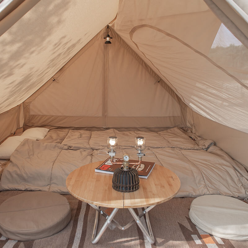 amazon tente Extend 4.8 prospector tent with cotton gutters - Impermeable & Authentic -  Camping