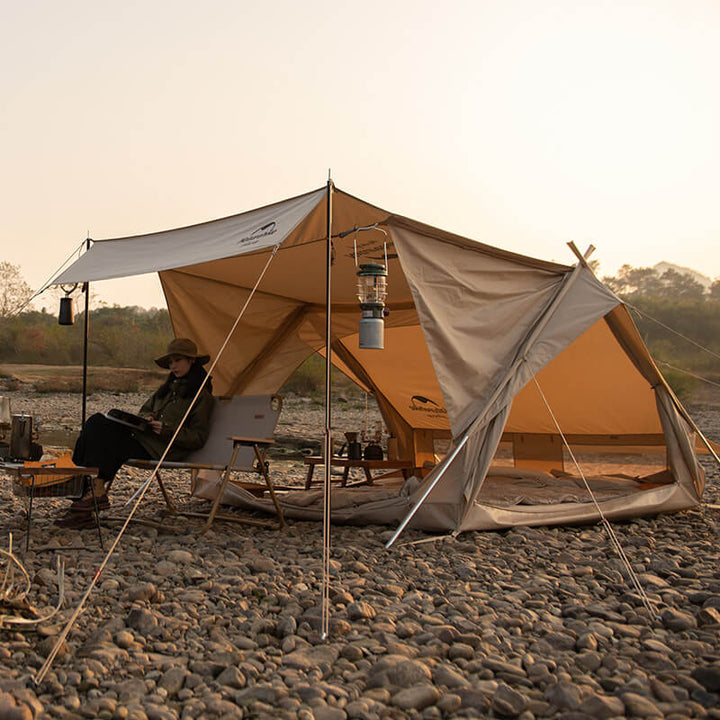 新品未使用 Naturehike Extend 4.8 コットン A型テント Extend 4.8 prospector tent with cotton gutters - Impermeable