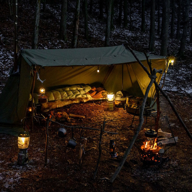 military style tent Ares army style tent - Compact & Robust - Camping