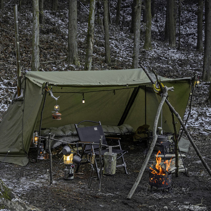military style tent Ares army style tent - Compact & Robust - Camping