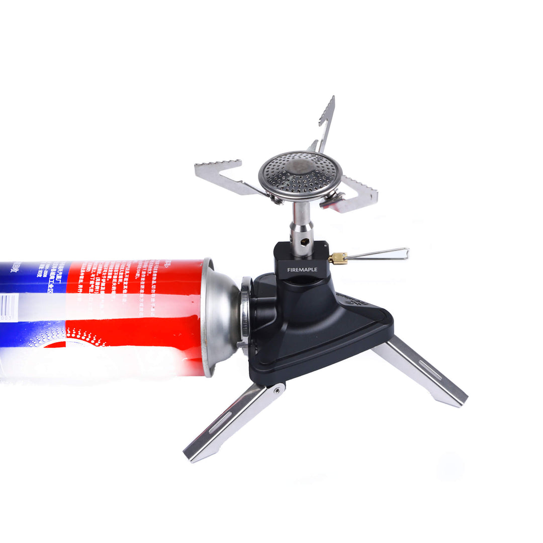 Fire-Maple Réchaud Camping Gaz Portable - Brûleur Jet Compact Avec Casserole 1L, Idéal Randonnée Trekking Backpacking, Léger Noir Jet Boil