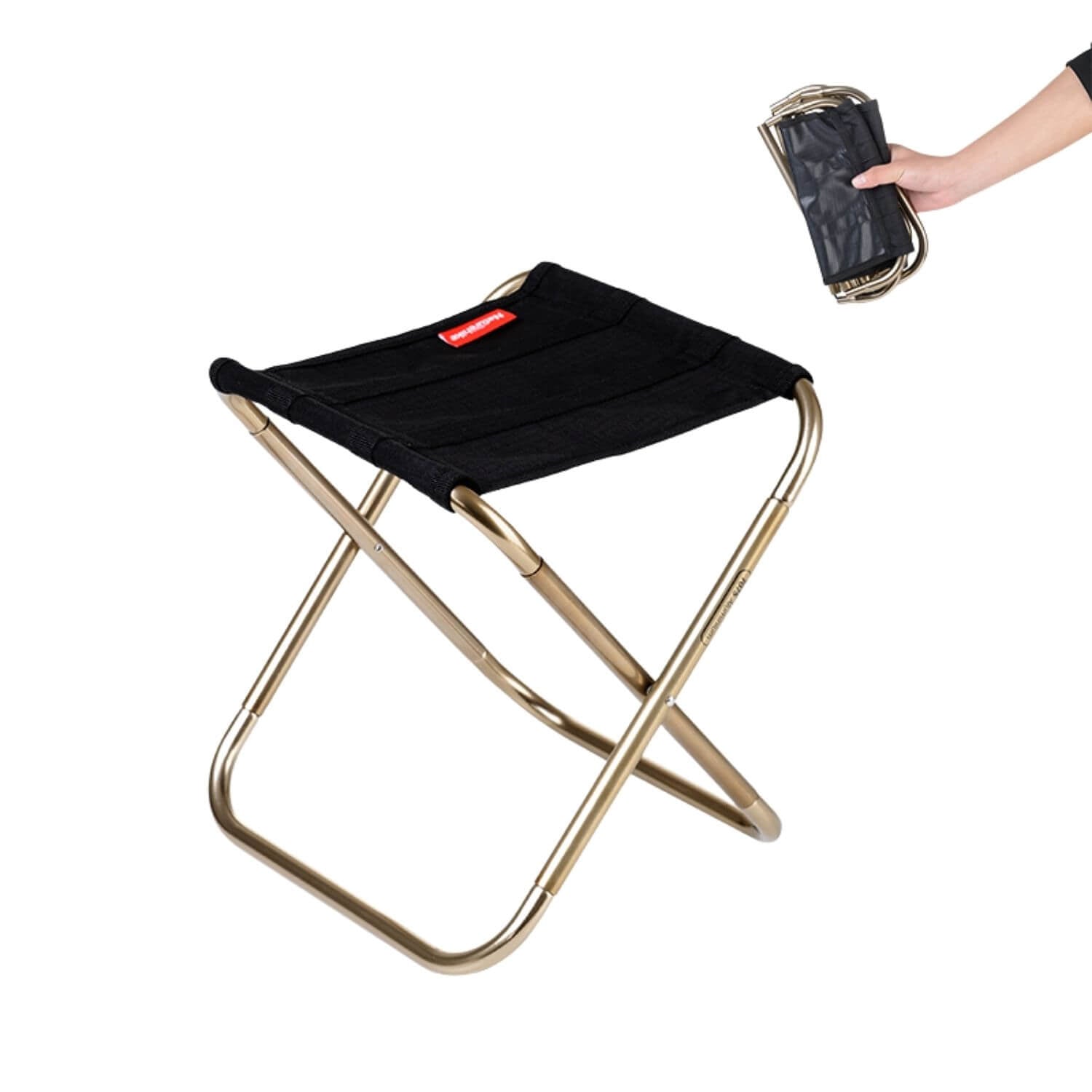 Banc pliable ultra compacte en alliage d&