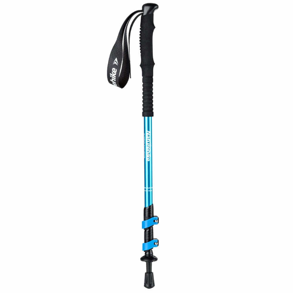 Bâton De Randonnée Ultra-Léger Naturehike Pliable 61-135 Cm - Aluminium 6061 - 1 Pièce Avec Poignée EVA Et Sangle Réglable