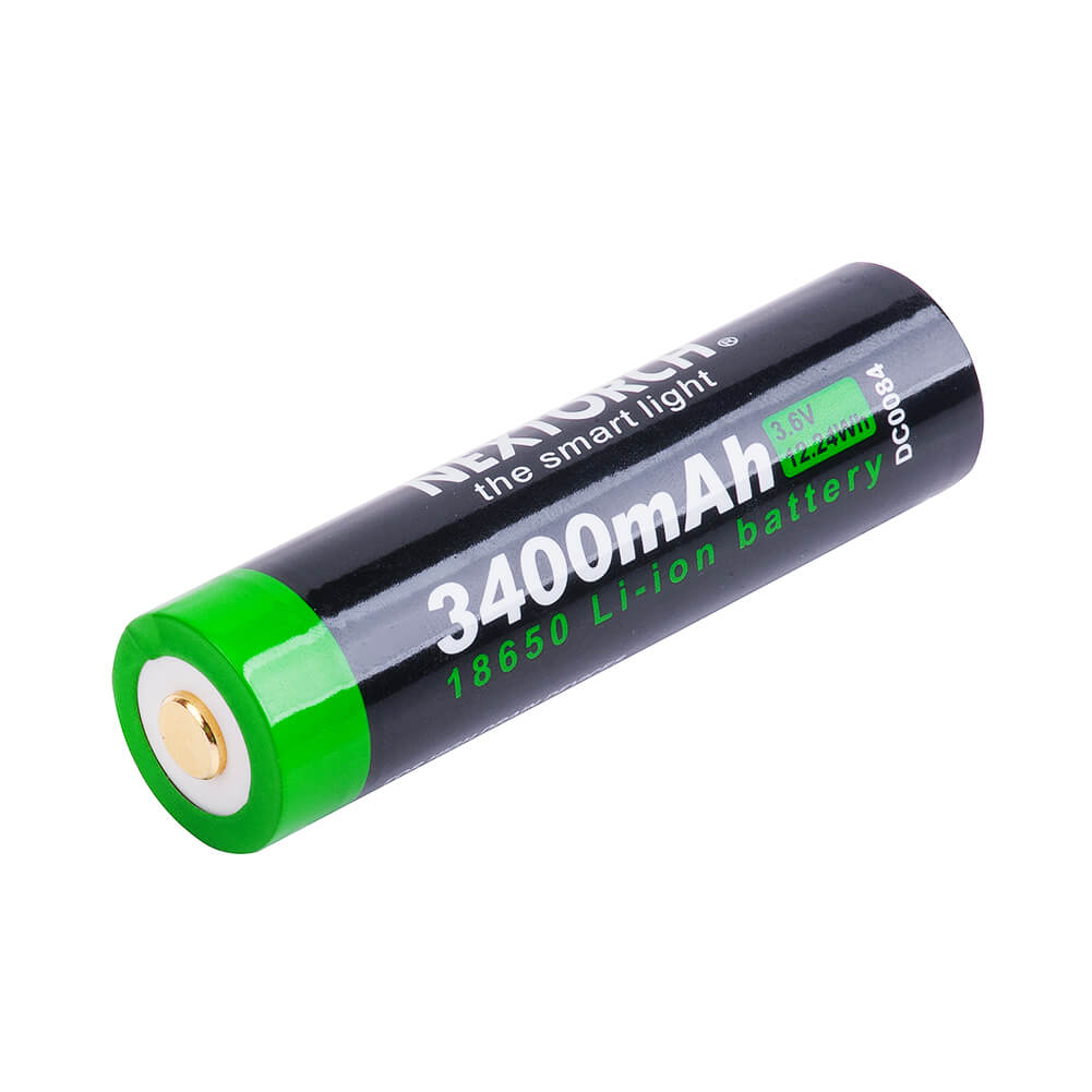 Batterie 18650 rechargeable USB Li-on 3 400 mAh