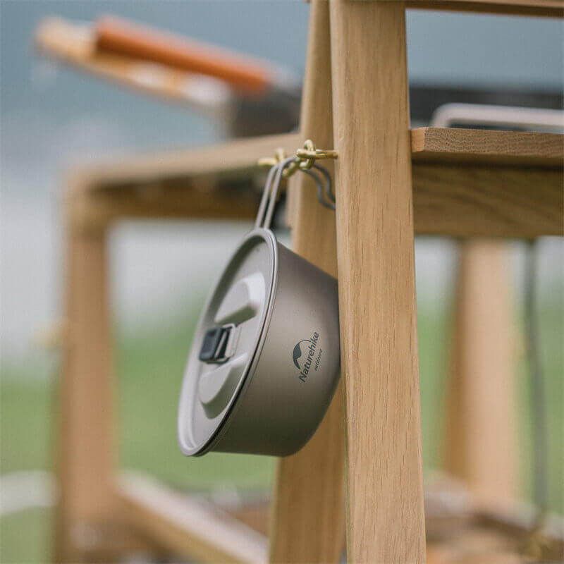Couvercle De Tasse En Titane Pour Camping - Léger Et Durable - Tailles 80mm à 120mm - 10