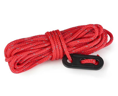 Reflective ropes for tent