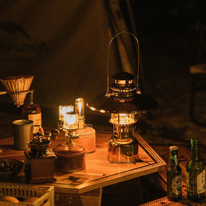 Classic Retro ambient gas light - Powerful & Compact - Camping