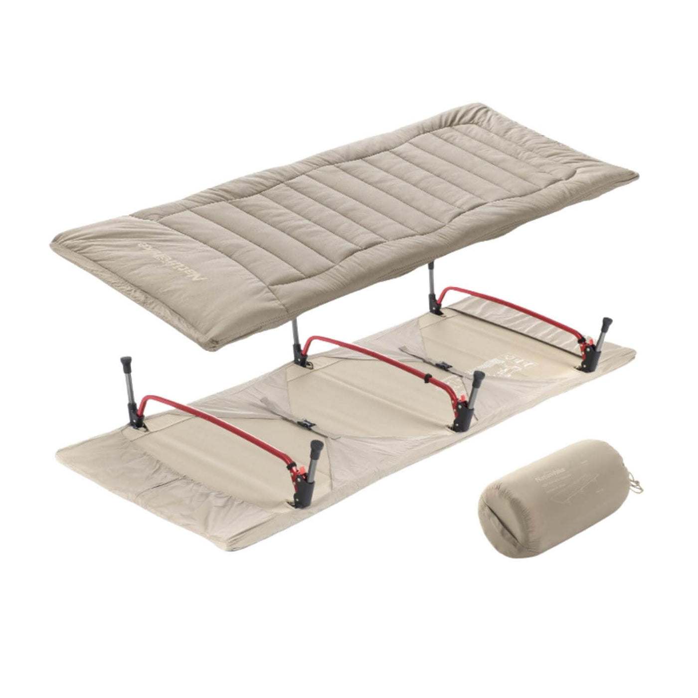 Cotton mattress for camping bed