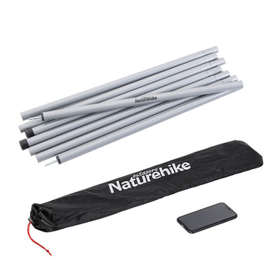 4 section steel poles for awnings 2.4 meters