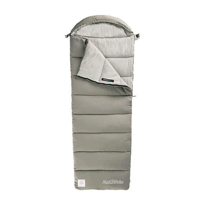 Synthetic Cotton Sleeping Bag with Hood - Breathable & Comfortable
