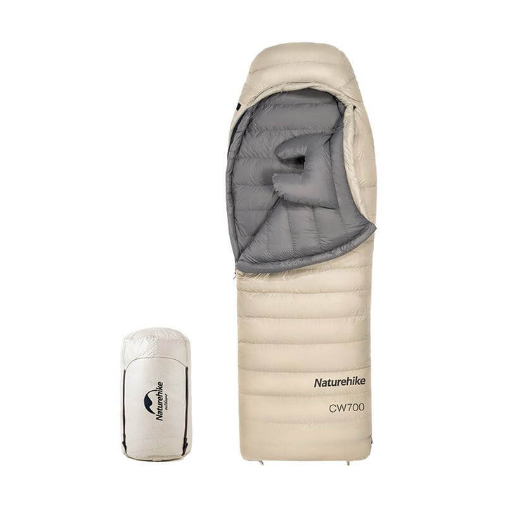 アウトドア寝具 Naturehike CW700 Sac-de-couchage-momie-en-duvet