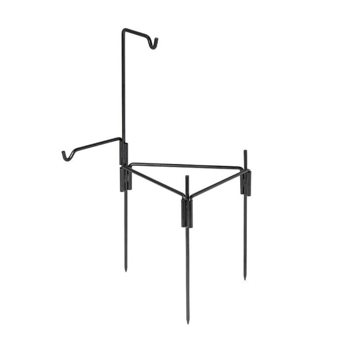 Support Pliable Pour Feu De Camp - Acier Inoxydable - Hauteur Réglable, Montage Sans Outils - Pour Réchaud, BBQ, Camping