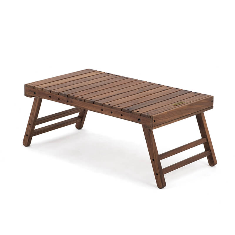 Table pliante en bois pour le camping