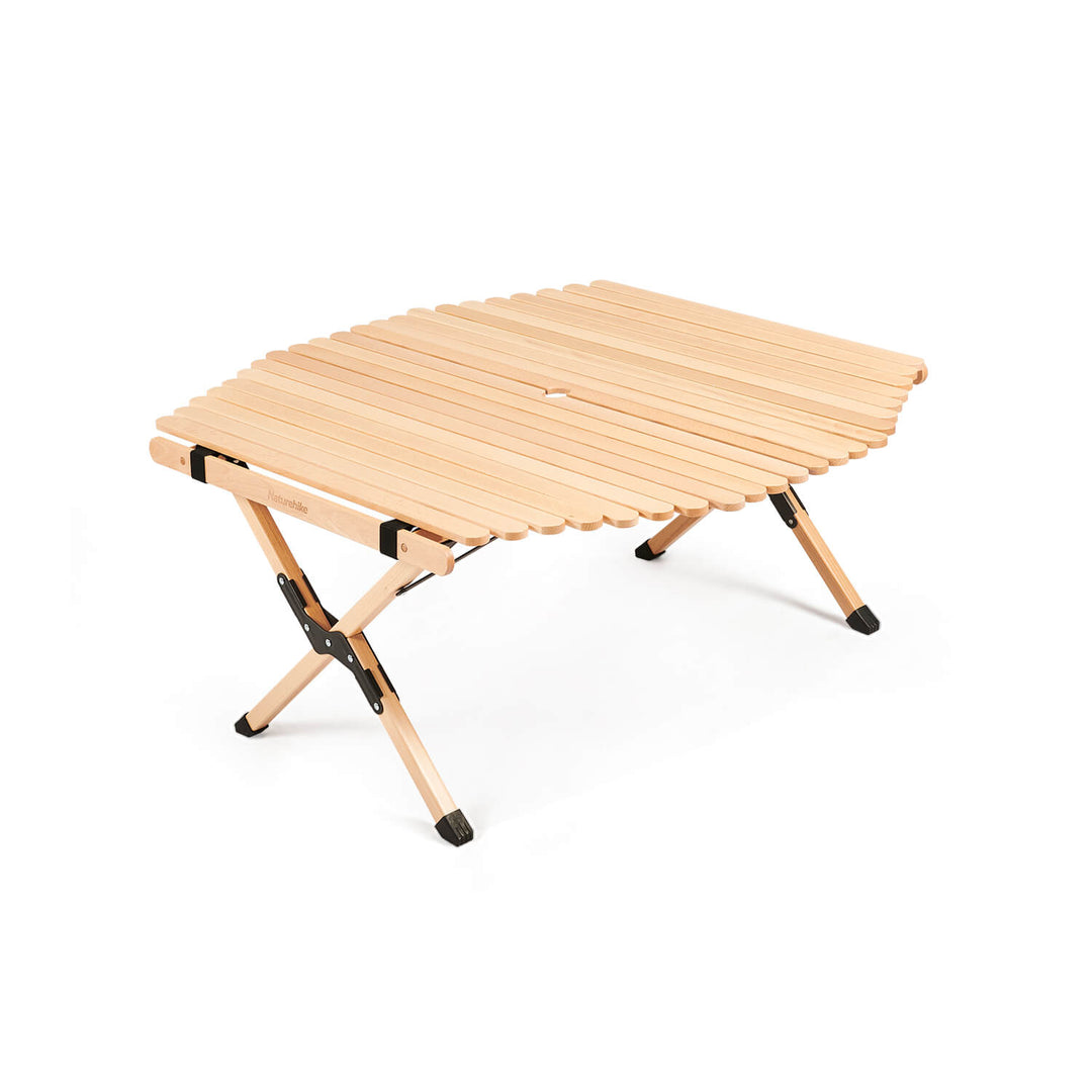Outdoor folding egg roll table