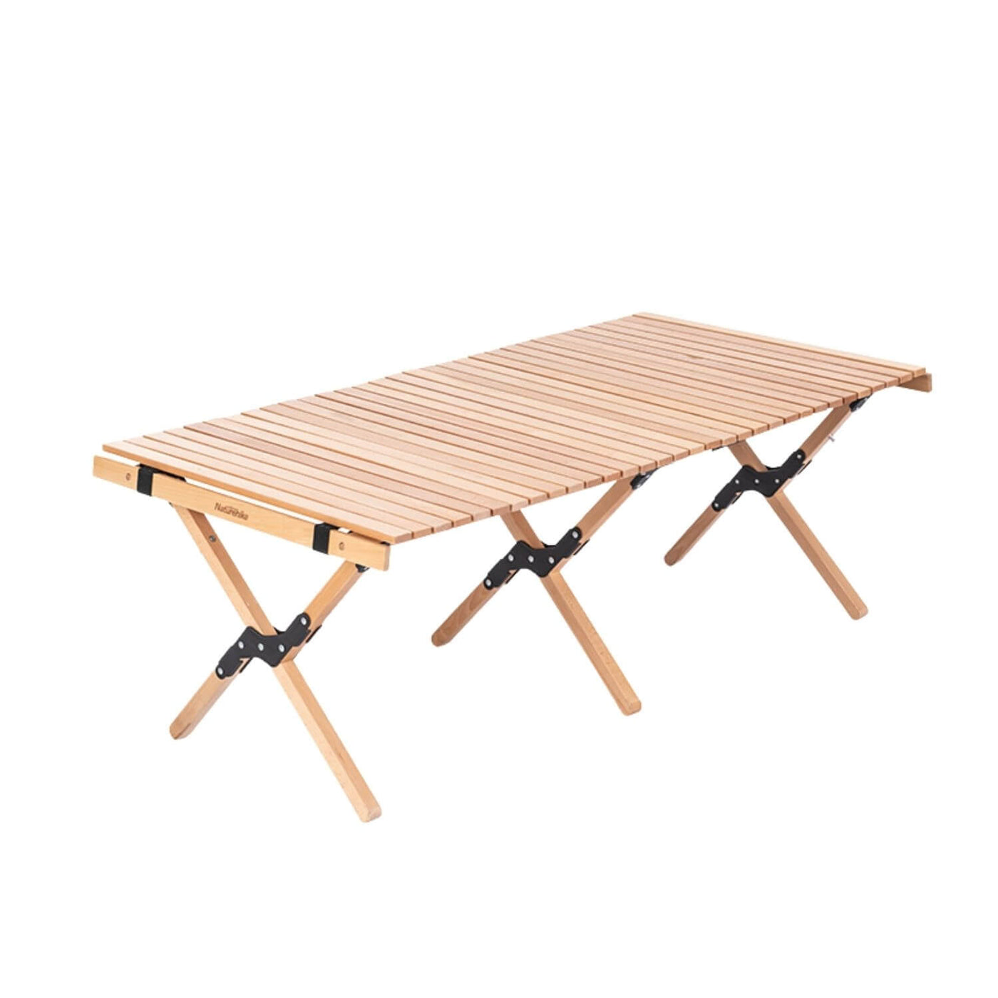 Table rétractable d'extérieur en bois