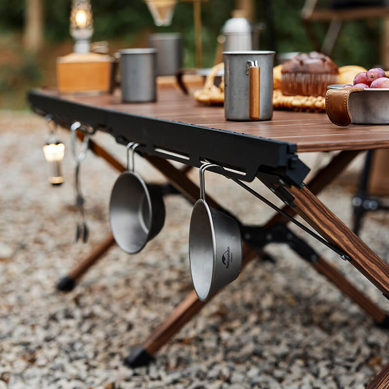 Aluminum alloy hanging egg roll table - Robust & Compact - Camping