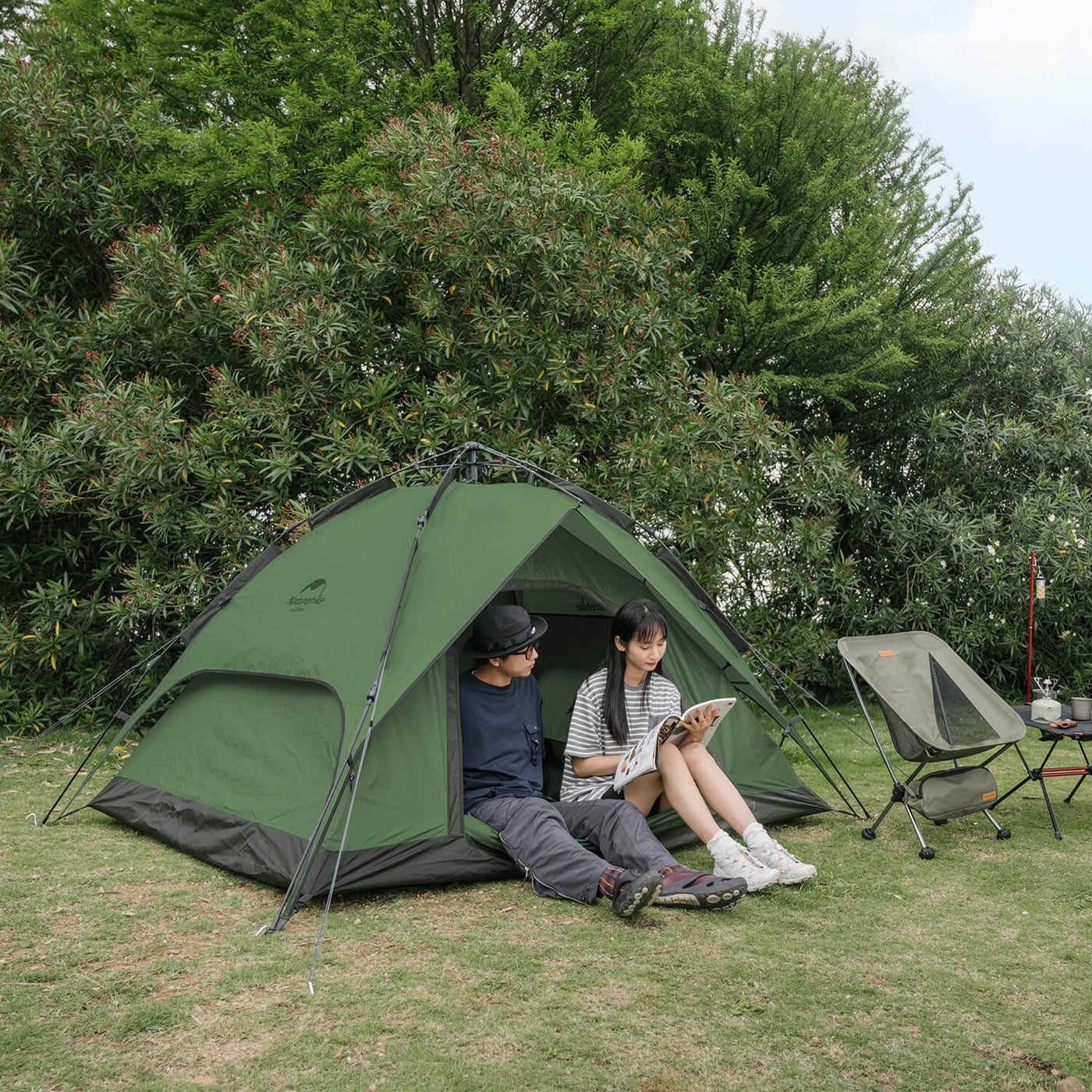 Tente de camping a montage automatique