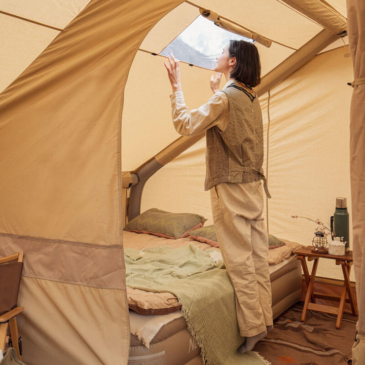 チベタンドラ A  46cm Air 12Y Inflatable Tent - Innovative & Spacious - Camping