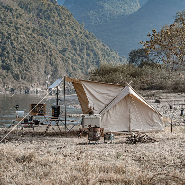 Extend 4.8 prospector tent with cotton gutters - Impermeable